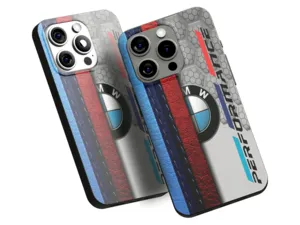 BMW Cover in Silicone Smartphone Aspetto da Corsa Drift